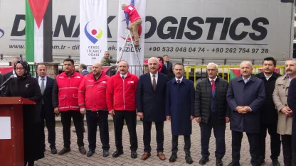 Gebze Ticaret Odası’ndan Gazze'ye 2 TIR dolusu yardım malzemesi