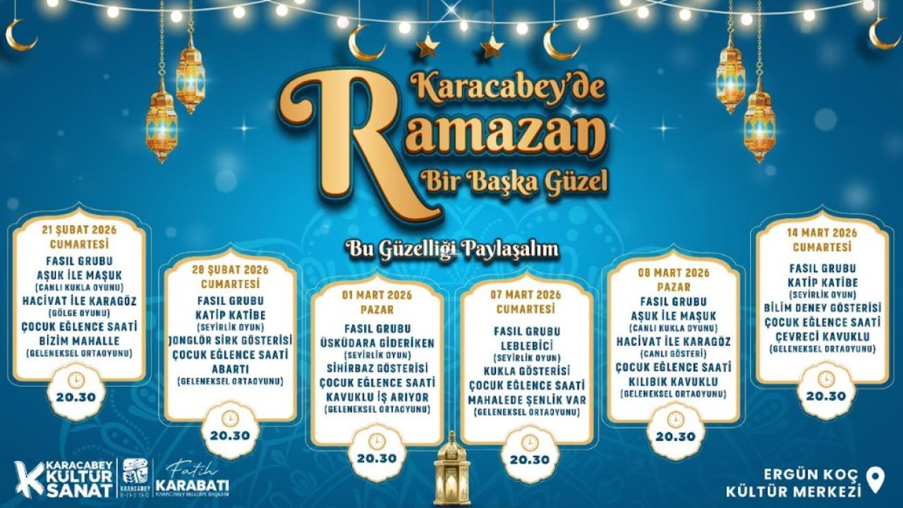 Karacabey Belediyesi’nden ramazana özel etkinlikler