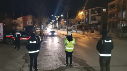 Keşan’da polisten asayiş ve trafik uygulaması