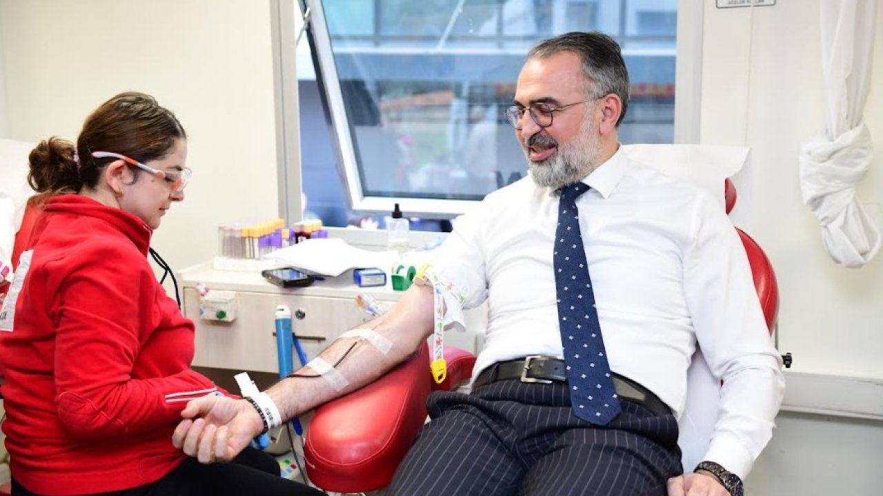 Kestel Belediye Başkanı Erol, kan bağışında bulundu