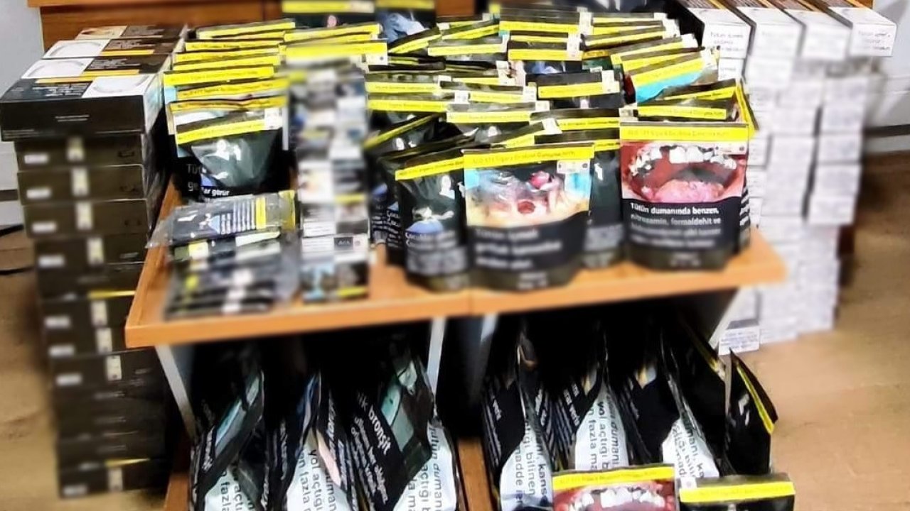 Mudanya’da kaçak tütün operasyonu