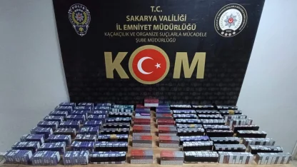 Sakarya'da 16 bin kaçak elektronik sigara ele geçirildi; 2 gözaltı