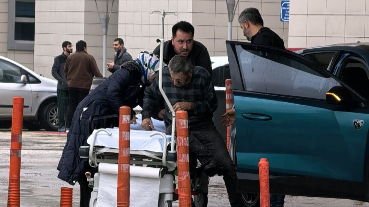 Soba borusuna ilave yapmak için çıktığı çatıdan düşüp yaralandı