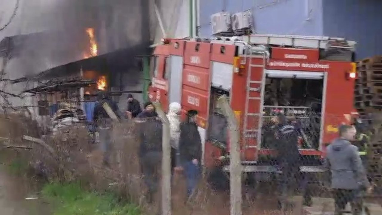 Soğuk hava deposunda çıkan yangın söndürüldü