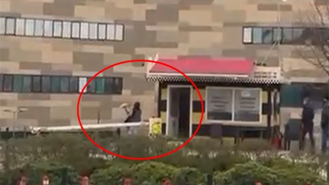 Taksiye binemediği için durağın camlarını kıran kadın serbest bırakıldı