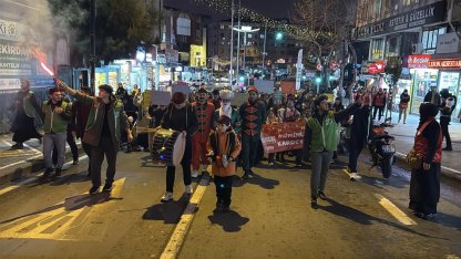 Tekirdağlılar ramazan ayını düzenlenen yürüyüşle karşıladı