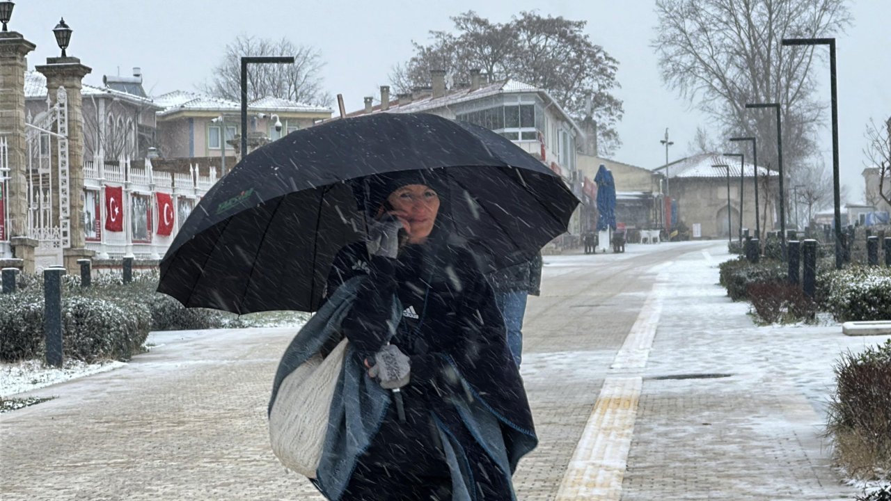 Trakya'da kar yağışı etkili oluyor / Ek fotoğraflar
