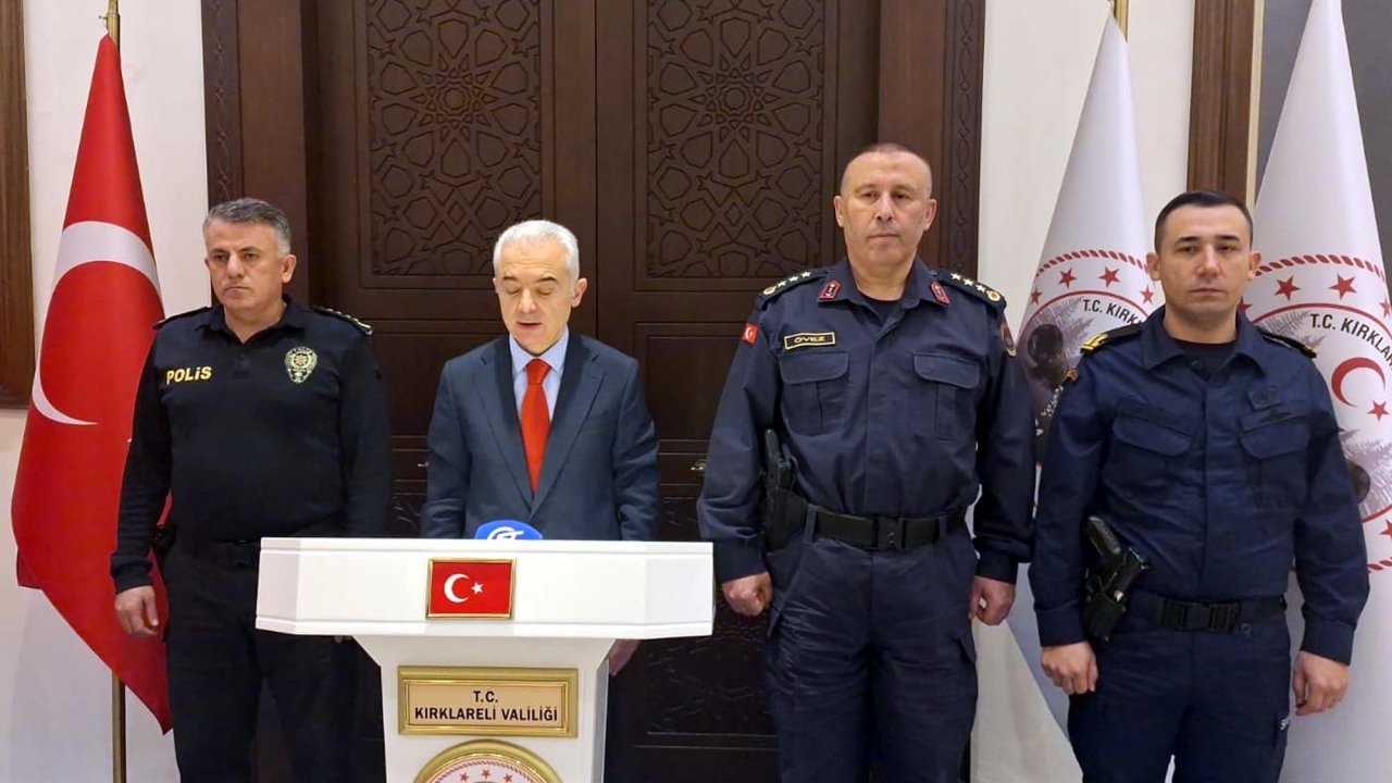 Vali Turan: Kırklareli'de suçları aydınlatma oranı yüzde 97.6'ya ulaştı