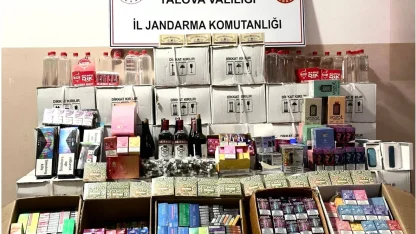 Yalova'da kaçak alkol ve tütün operasyonu: 2 gözaltı