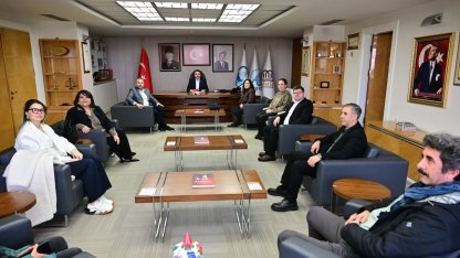 Başkan Yılmaz’a akademik oda başkanları ve yöneticilerinden ziyaret