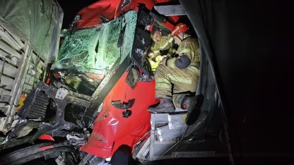 Bursa'da 2 TIR çarpıştı: 1 ölü