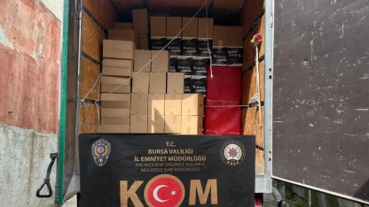 Bursa’da 6 milyon makaron ele geçirildi