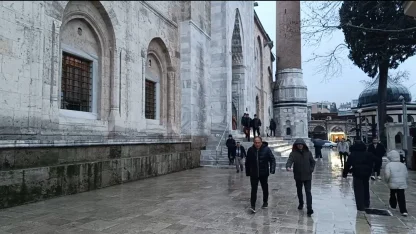 Bursa'da, bayram namazı 626 yıllık Ulu Cami'de kılındı