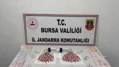 Bursa’da bin 30 adet sentetik uyuşturucu hap ele geçirildi