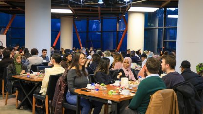 BUÜ’de uluslararası öğrencilerle iftar programı