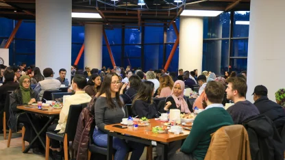 BUÜ’de uluslararası öğrencilerle iftar programı