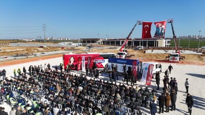 Çorlu'da Sebze ve Meyve Toptancı Hali'nin temeli törenle atıldı