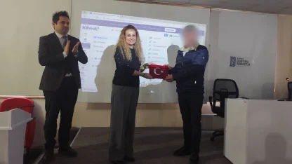 Denetimli serbestlik yükümlüleri İstiklal Marşı’nı kabulünün 105’inci yılında andı