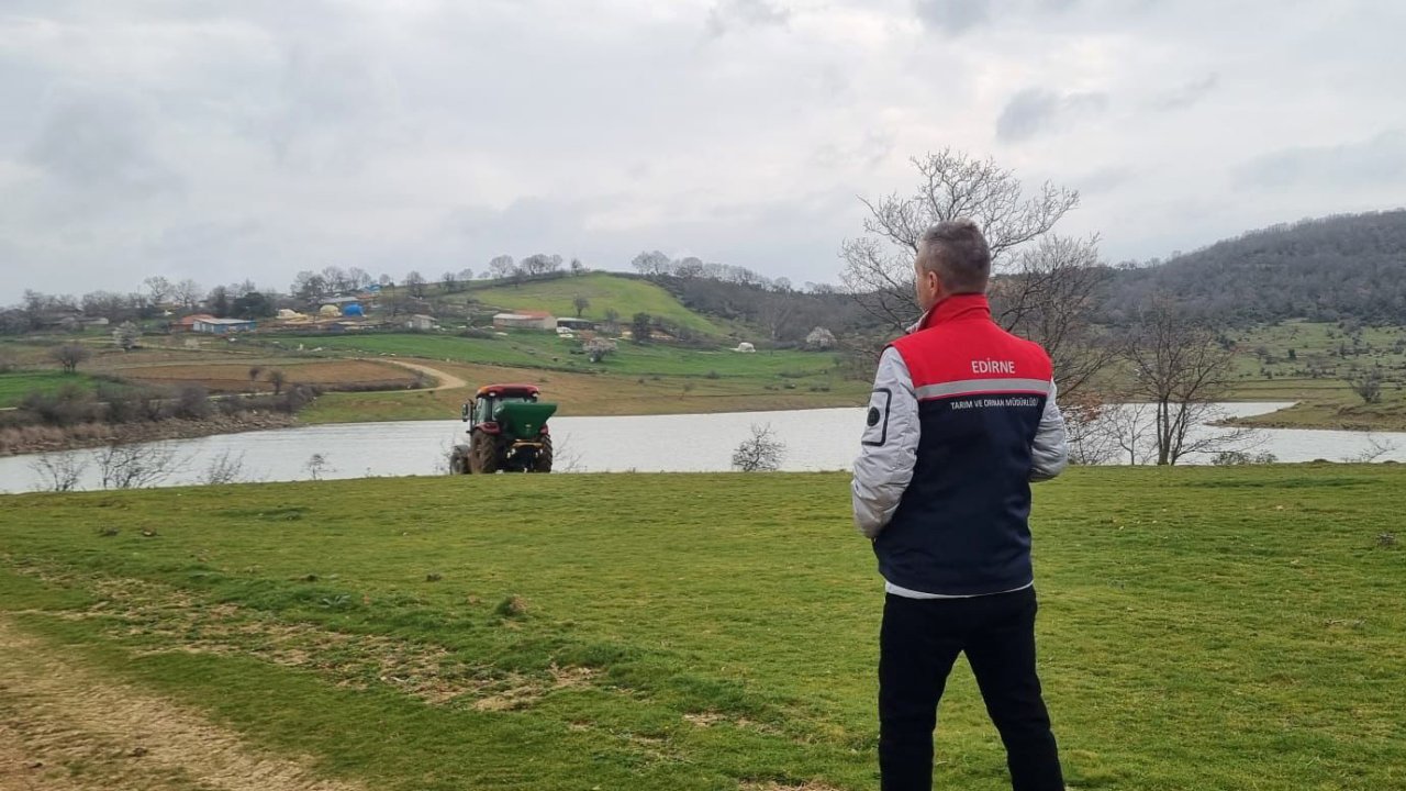 Edirne’de 200 dekarlık merada ıslah çalışması