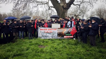 Edirne’de Balkan şehitleri ve Gazze’de hayatını kaybedenler anıldı