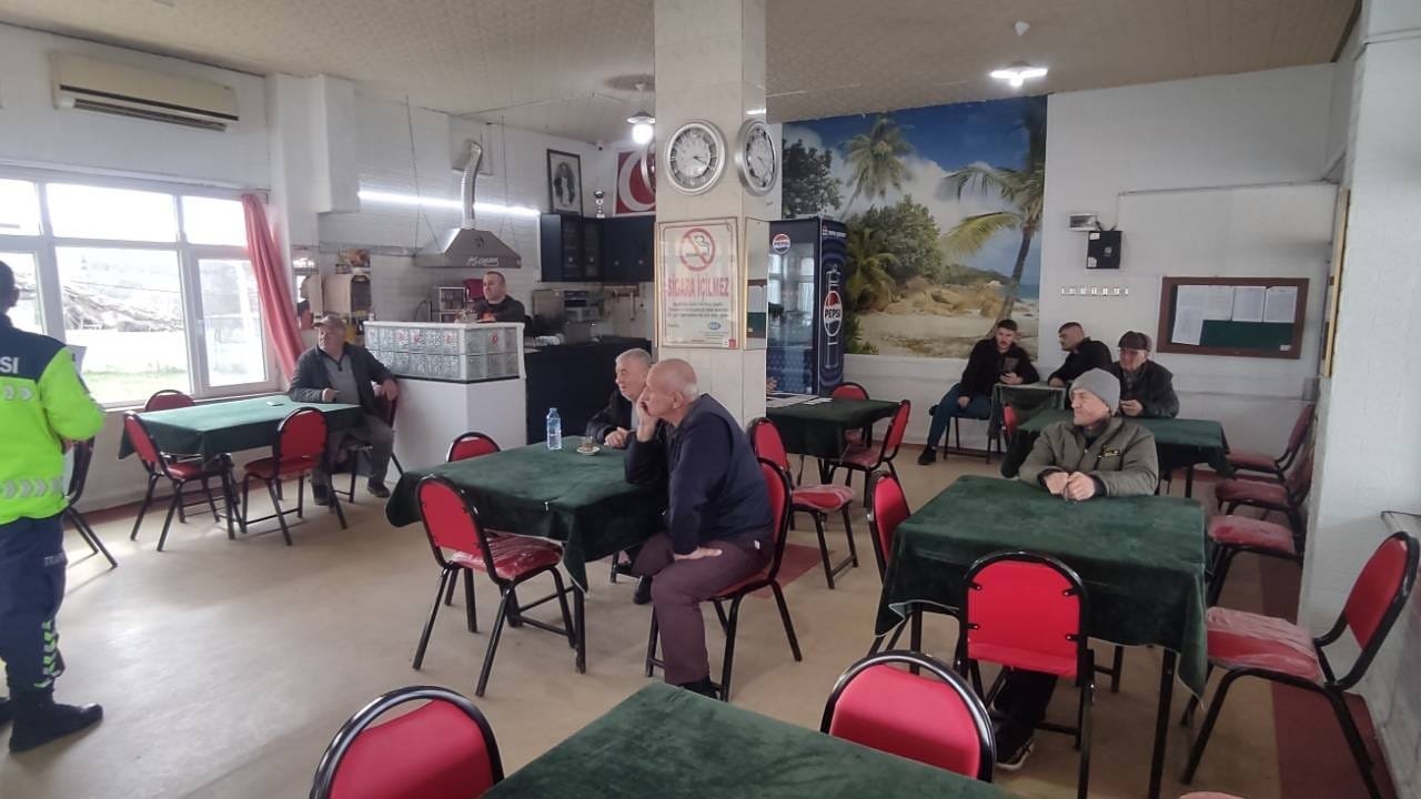 Edirne’de jandarmadan trafik eğitimi