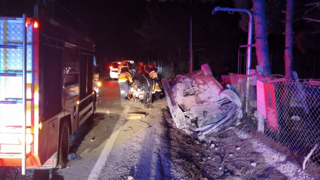 Edirne’de otomobil takla attı: 5 yaralı