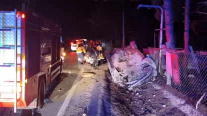 Edirne’de otomobil takla attı: 5 yaralı