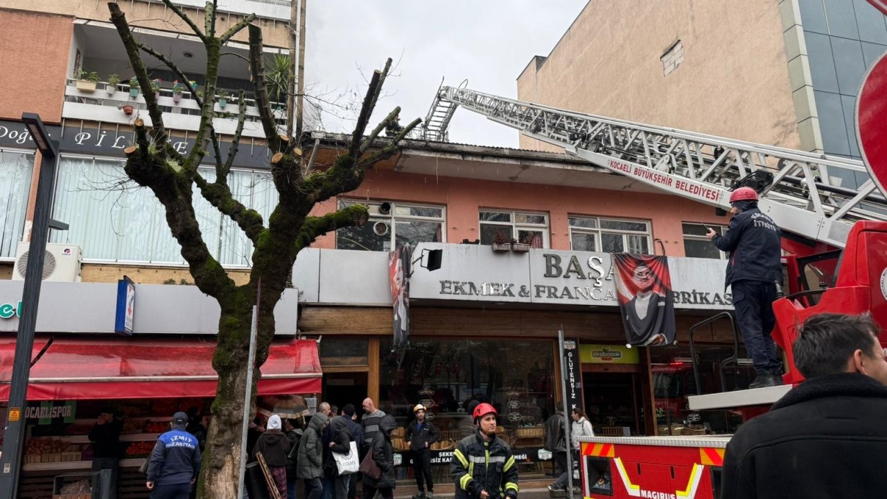 Fırın bacası tutuştu; 3 kişi dumandan etkilendi