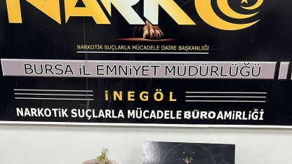 İnegöl’de uyuşturucu operasyonu; 1 tutuklama
