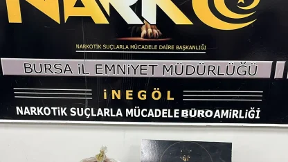 İnegöl’de uyuşturucu operasyonu; 1 tutuklama