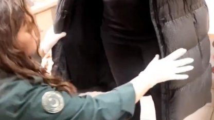 Kapıkule'de 2 yolcunun montunda 12 kilo uyuşturucu ele geçirildi