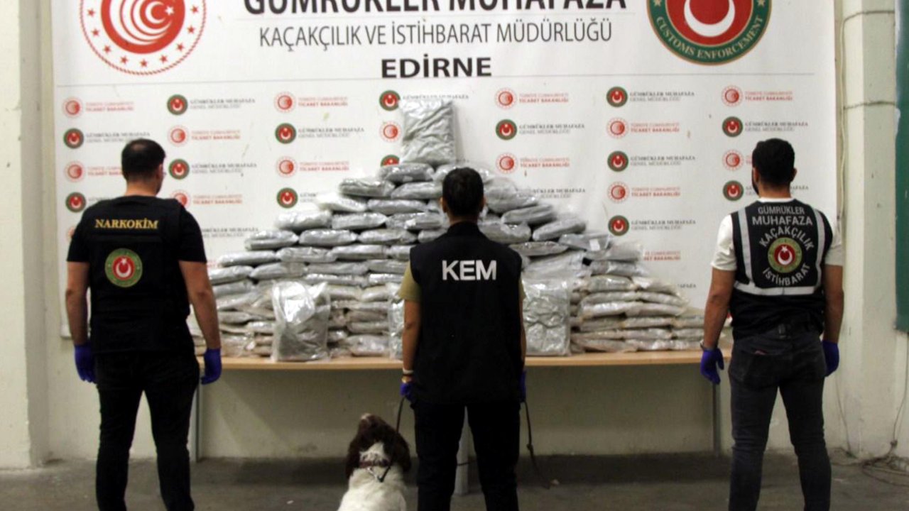 Kapıkule'de 60 kilo esrar ele geçirildi; 5 gözaltı