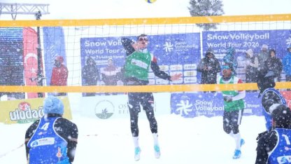 Kar Voleybolu Dünya Turu Uludağ Etabı tamamlandı