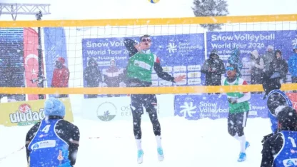 Kar Voleybolu Dünya Turu Uludağ Etabı tamamlandı