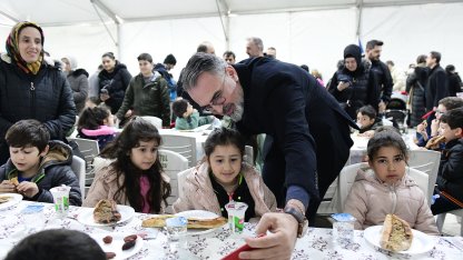 Kestel’de çocuklar tekne orucunu birlikte açtı