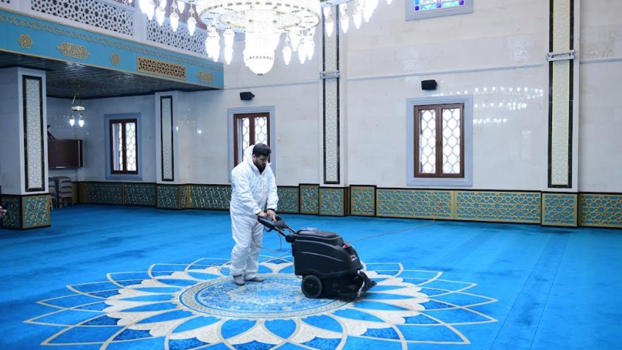 Kestel’deki camiler Ramazan Bayramı’na hazırlanıyor