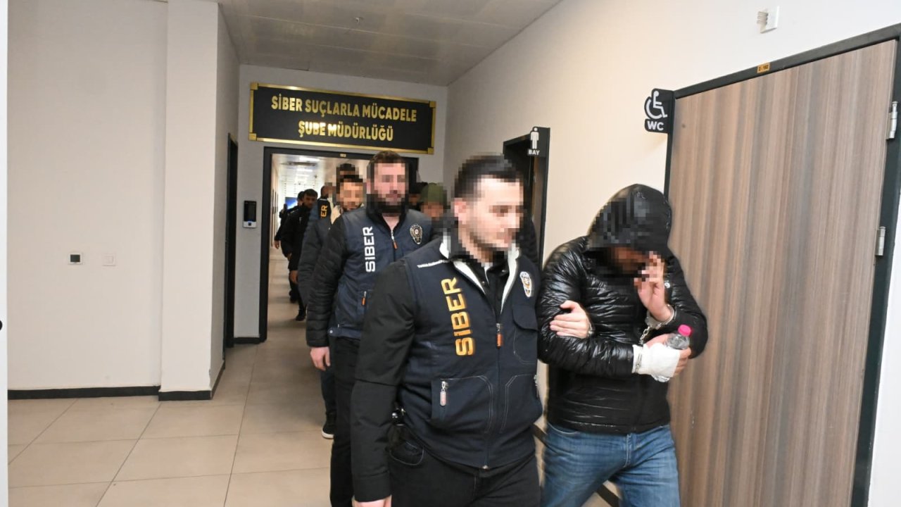 Kocaeli merkezli dolandırıcılık operasyonu; 18 tutuklama