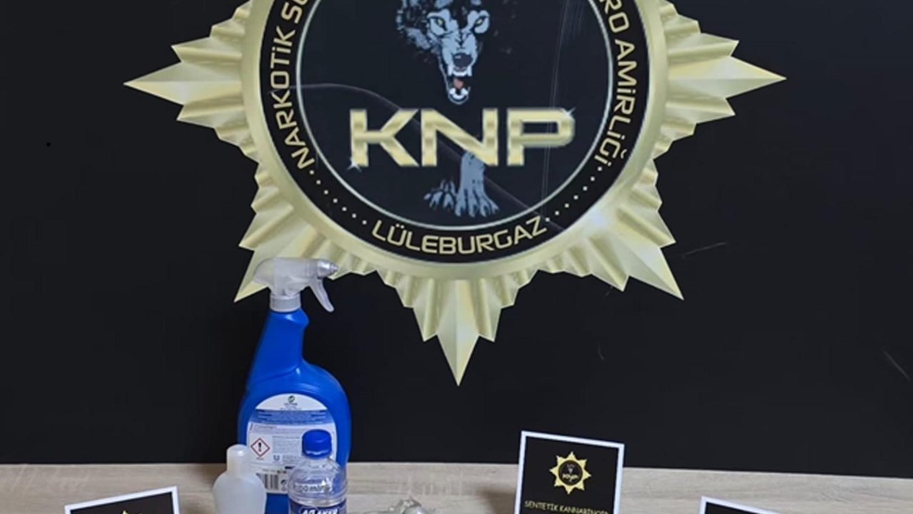 Lüleburgaz'da evinde uyuşturucu ele geçirilen şüpheli tutuklandı