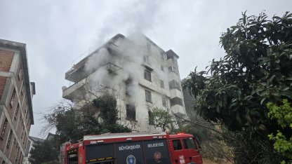 Metruk binada çıkan yangın söndürüldü