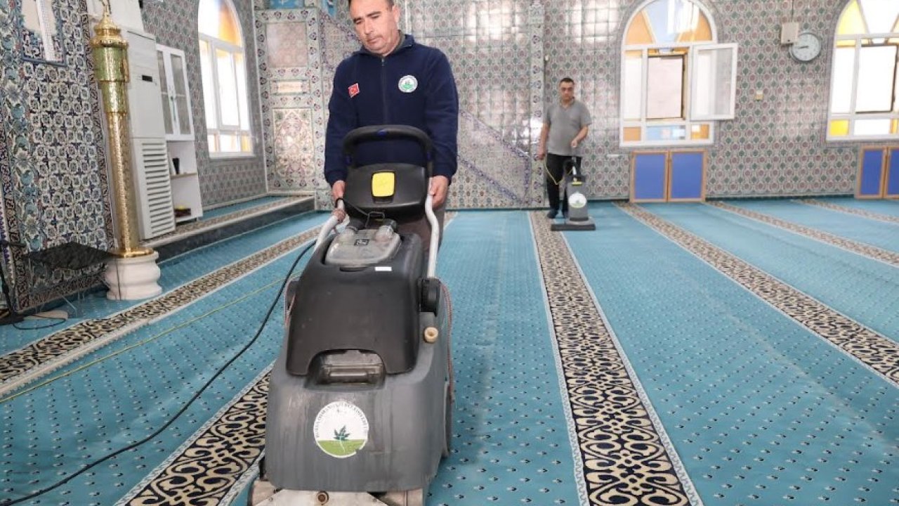 Osmangazi’de camilerde bayram temizliği