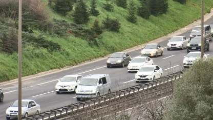 Ramazan Bayramı'nın son gününde TEM’in Kocaeli geçişinde yoğunluk