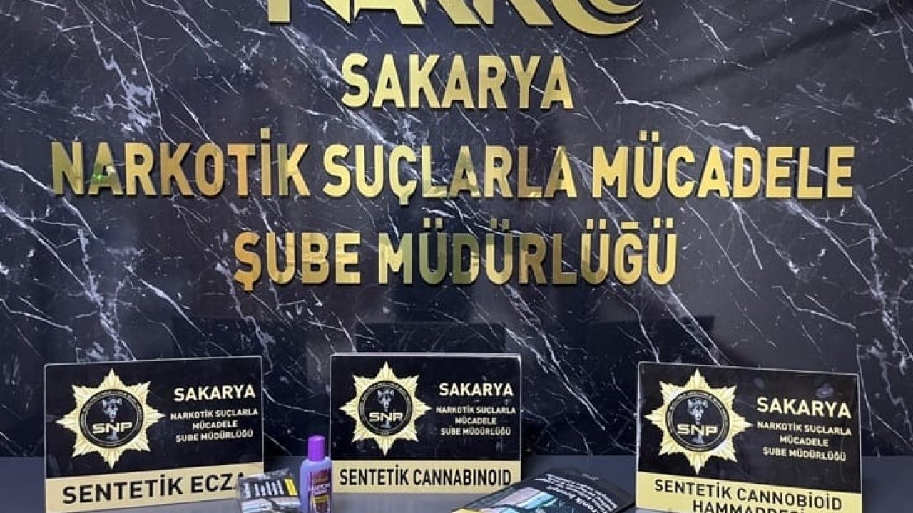 Sakarya’da uyuşturucu operasyonu: 3 tutuklama