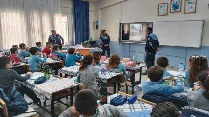 Tekirdağ Büyükşehir zabıtası öğrencilere mesleklerini tanıttı