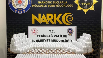 Tekirdağ'da 81 bin 700 hapla yakalanan 'torbacı' tutuklandı