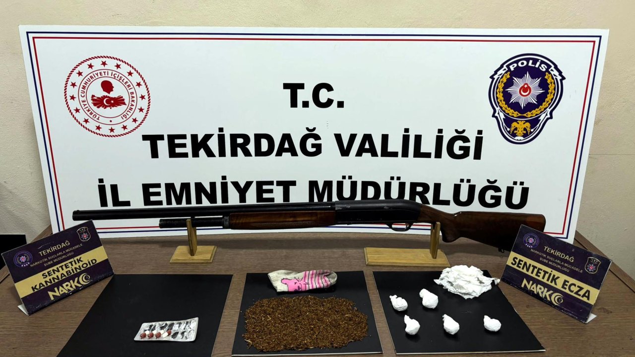 Tekirdağ'da uyuşturucu operasyonunda 10 tutuklama