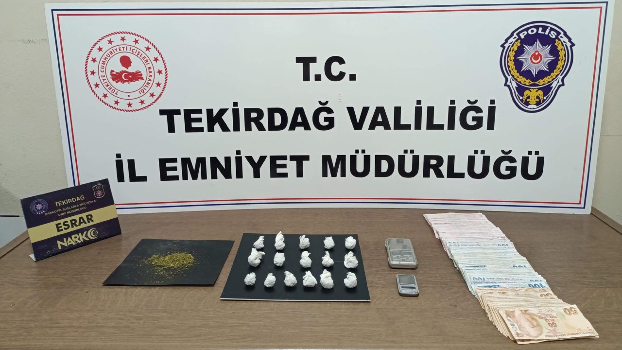 Tekirdağ'da uyuşturucu operasyonunda 11 tutuklama