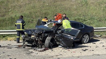 Tekirdağ'da zincirleme kaza; 5 yaralı