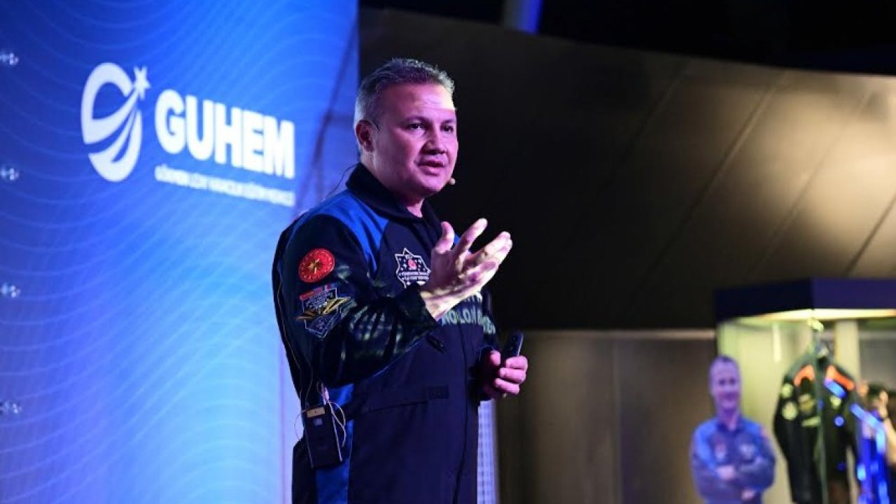 Alper Gezeravcı, GUHEM’de Uzay Yolculuğunu Anlattı