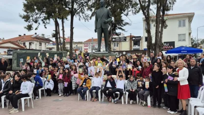 Balıkesir'de kitap okuma etkinliğine yoğun ilgi