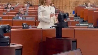 Belediye Başkanı Topak, Avrupa Konseyi'nde Ergene'yi anlattı